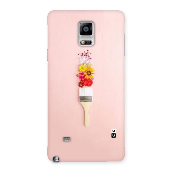 Painted Flowers Back Case for Galaxy Note 4