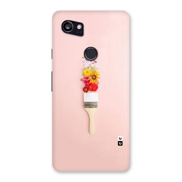 Painted Flowers Back Case for Google Pixel 2 XL