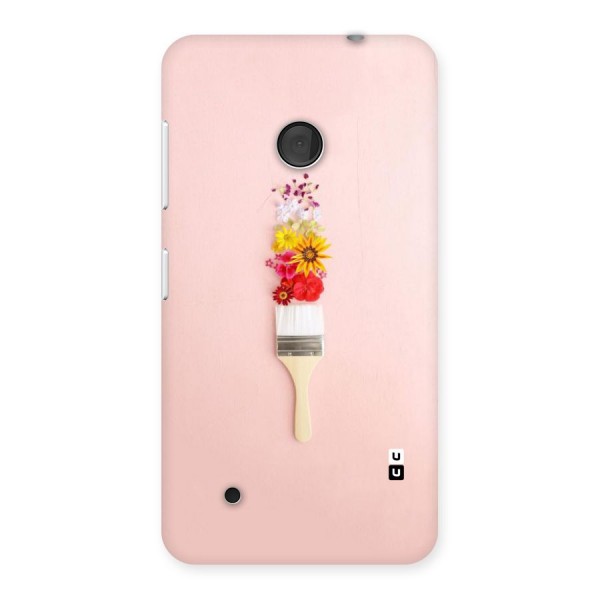 Painted Flowers Back Case for Lumia 530