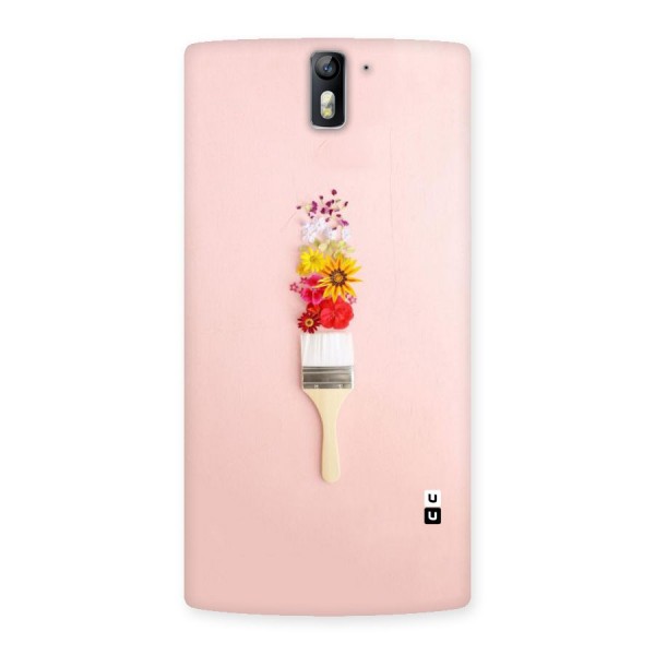 Painted Flowers Back Case for One Plus One