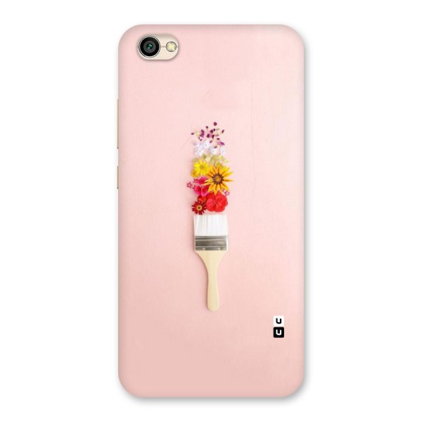 Painted Flowers Back Case for Redmi Y1 Lite