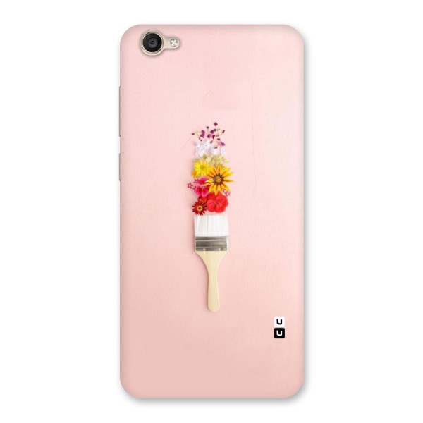 Painted Flowers Back Case for Vivo Y55s