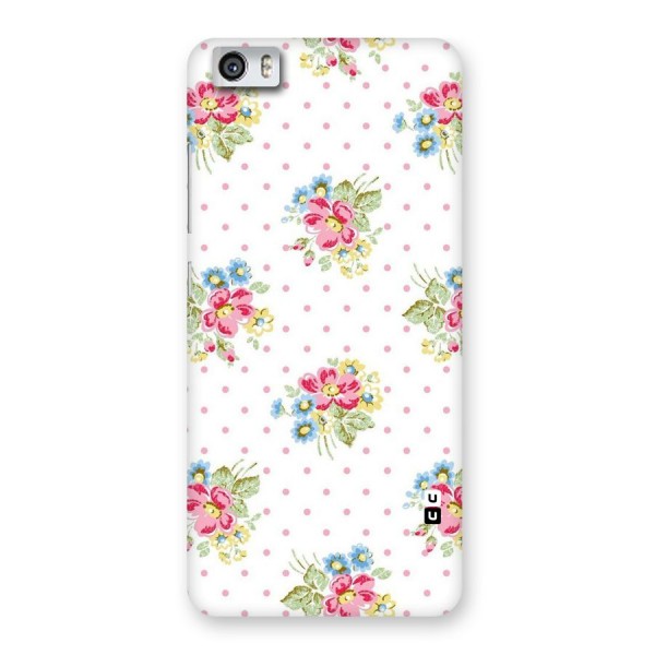 Painted Polka Floral Back Case for Xiaomi Redmi Mi5