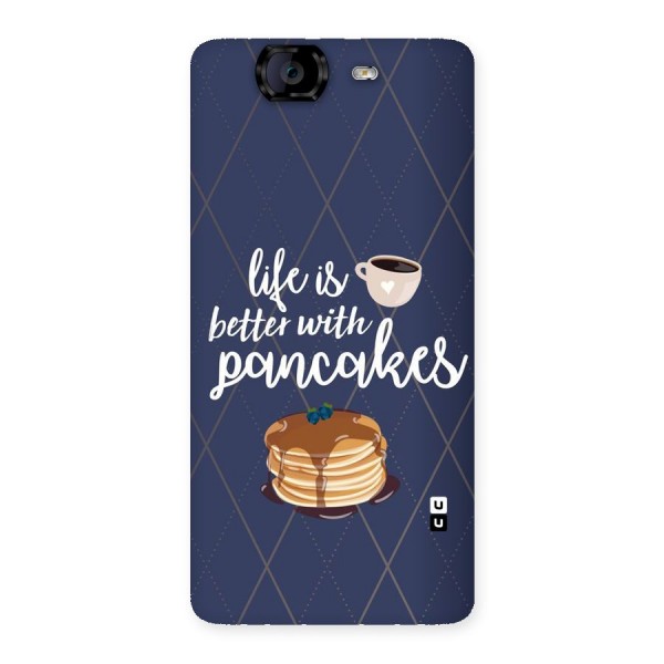 Pancake Life Back Case for Canvas Knight A350