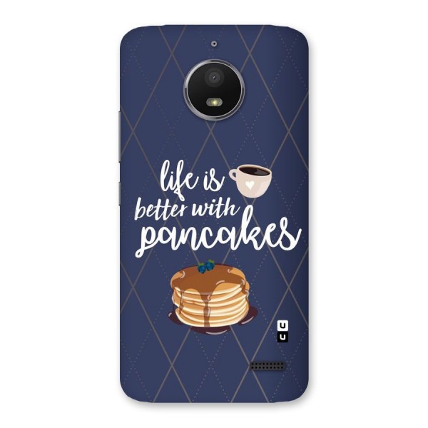 Pancake Life Back Case for Moto E4