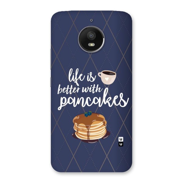 Pancake Life Back Case for Moto E4 Plus