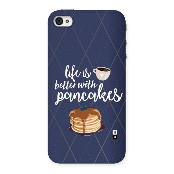 Pancake Life Back Case for iPhone 4 4s