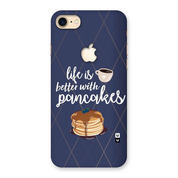 Pancake Life Back Case for iPhone 7 Apple Cut