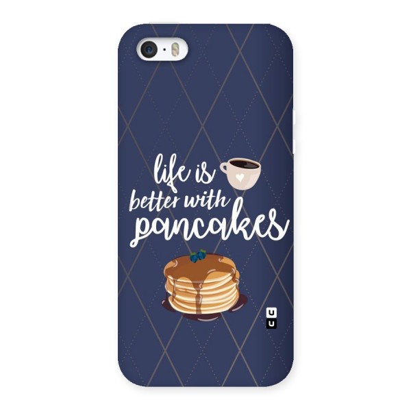 Pancake Life Back Case for iPhone SE