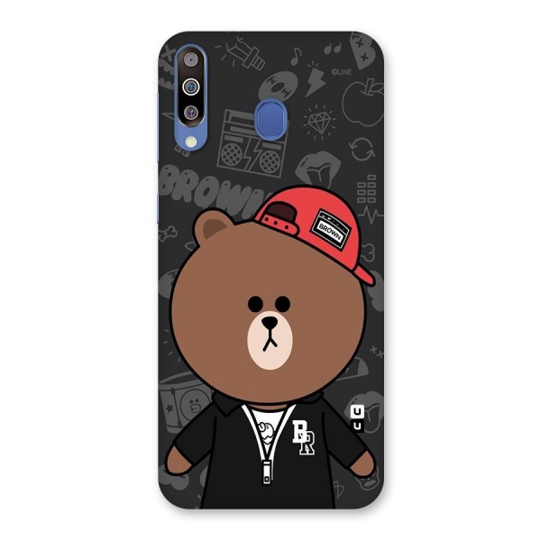 Panda Brown Back Case for Galaxy M30