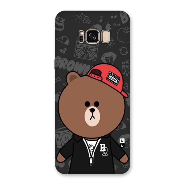 Panda Brown Back Case for Galaxy S8 Plus