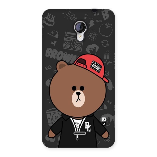 Panda Brown Back Case for Micromax Unite 2 A106