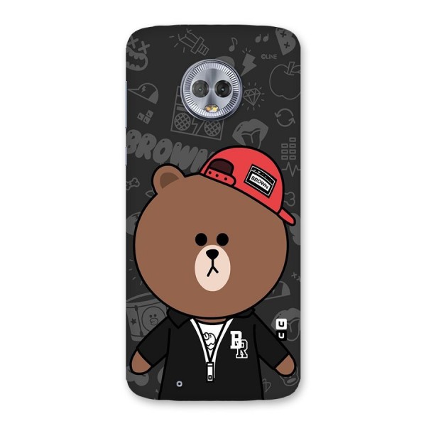 Panda Brown Back Case for Moto G6