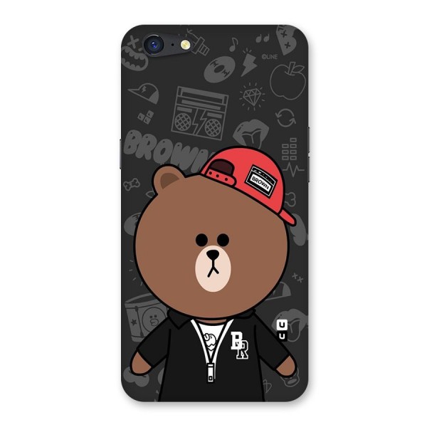 Panda Brown Back Case for Oppo A71