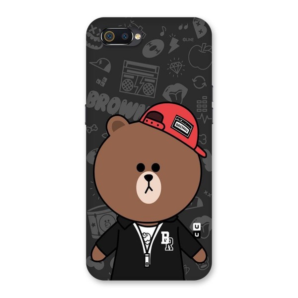 Panda Brown Back Case for Realme C2