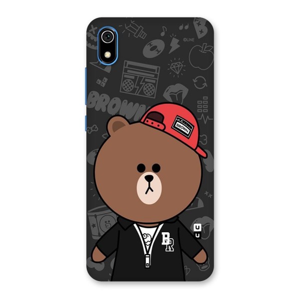 Panda Brown Back Case for Redmi 7A