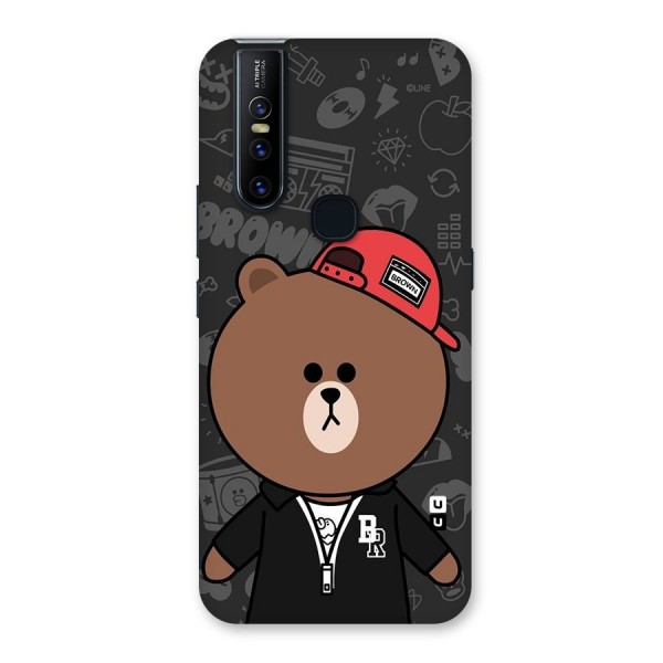 Panda Brown Back Case for Vivo V15