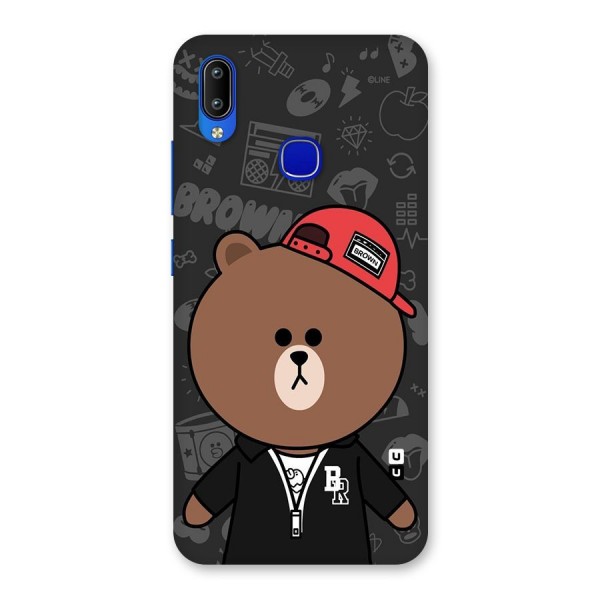 Panda Brown Back Case for Vivo Y91