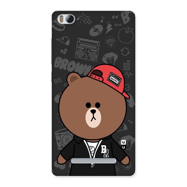 Panda Brown Back Case for Xiaomi Mi4i