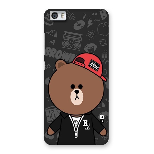 Panda Brown Back Case for Xiaomi Redmi Mi5