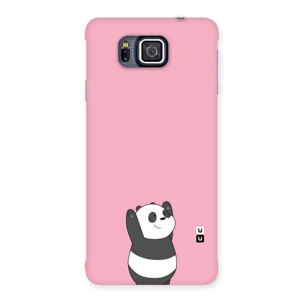 Panda Handsup Back Case for Galaxy Alpha