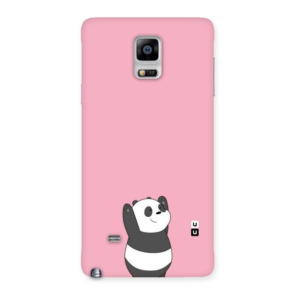 Panda Handsup Back Case for Galaxy Note 4