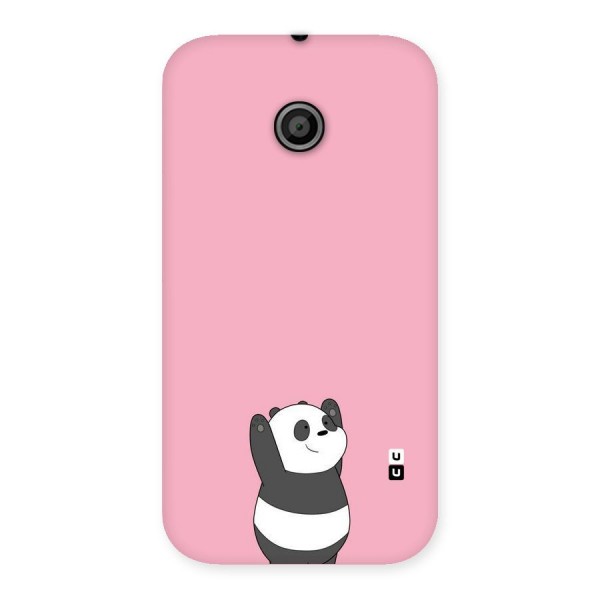 Panda Handsup Back Case for Moto E