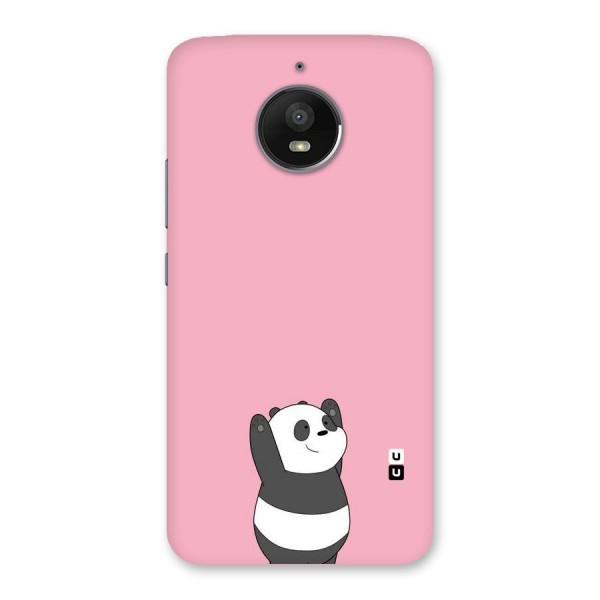 Panda Handsup Back Case for Moto E4 Plus