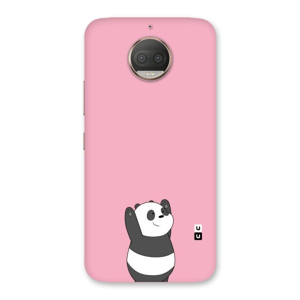 Panda Handsup Back Case for Moto G5s Plus