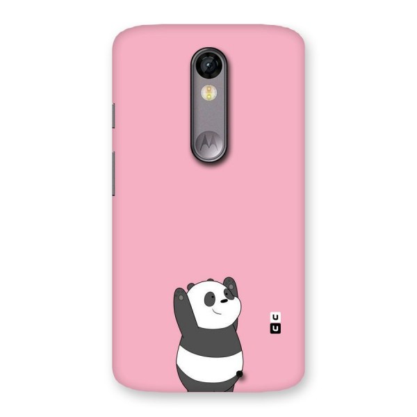 Panda Handsup Back Case for Moto X Force