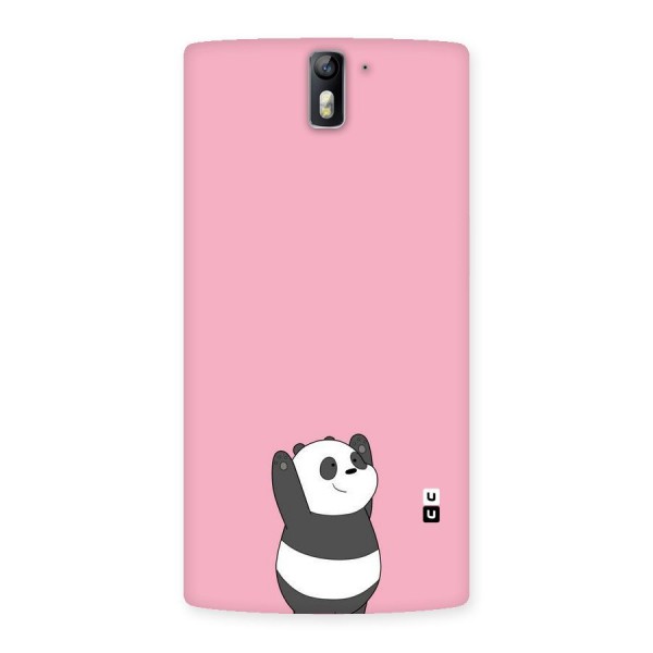 Panda Handsup Back Case for One Plus One