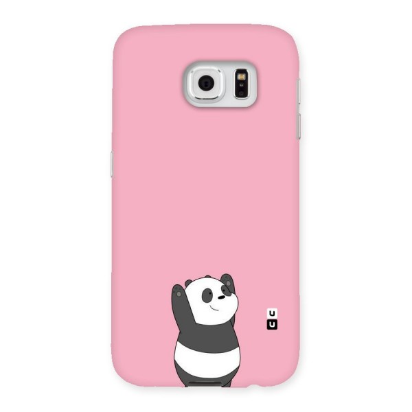 Panda Handsup Back Case for Samsung Galaxy S6