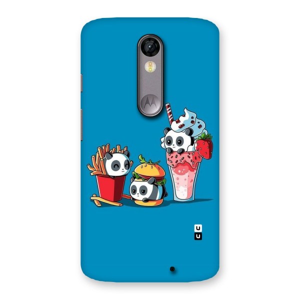 Panda Lazy Back Case for Moto X Force