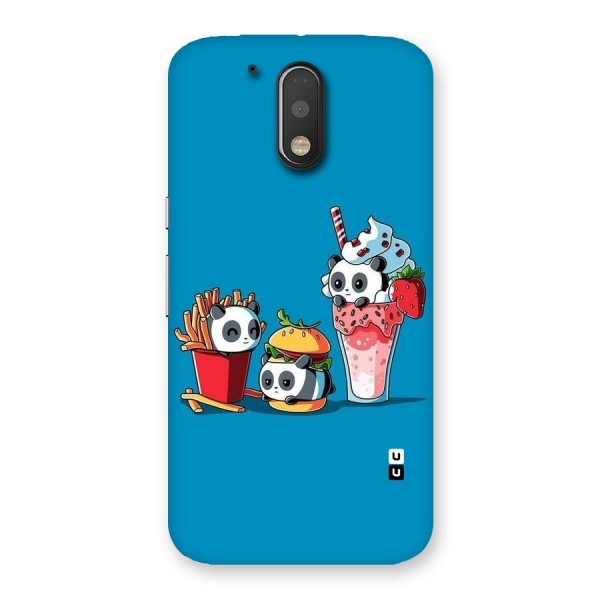 Panda Lazy Back Case for Motorola Moto G4