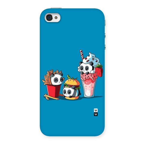 Panda Lazy Back Case for iPhone 4 4s