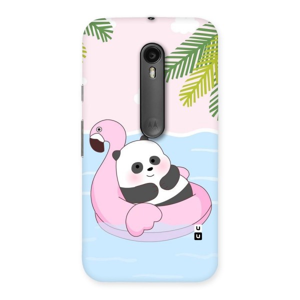 Panda Swim Back Case for Moto G3