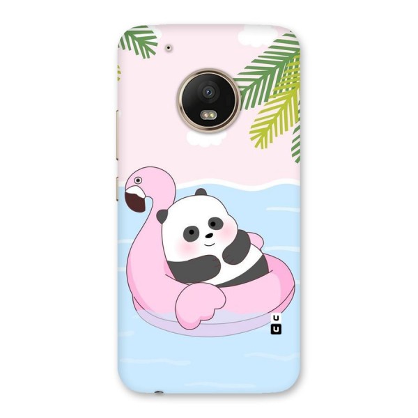 Panda Swim Back Case for Moto G5 Plus