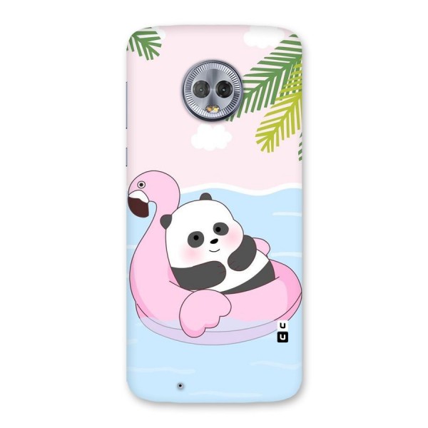 Panda Swim Back Case for Moto G6