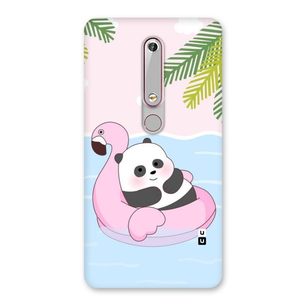 Panda Swim Back Case for Nokia 6.1