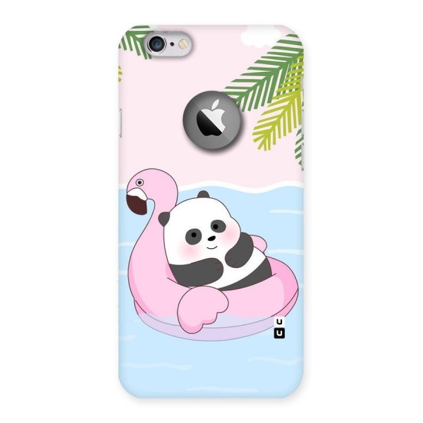 Panda Swim Back Case for iPhone 6 Logo Cut