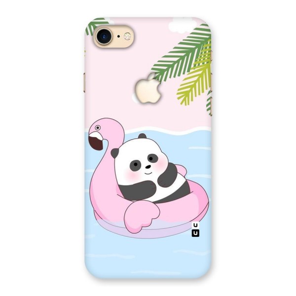 Panda Swim Back Case for iPhone 7 Apple Cut