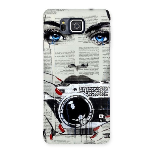 Paper Face Beauty Back Case for Galaxy Alpha