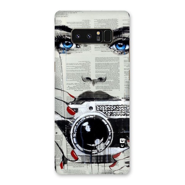 Paper Face Beauty Back Case for Galaxy Note 8