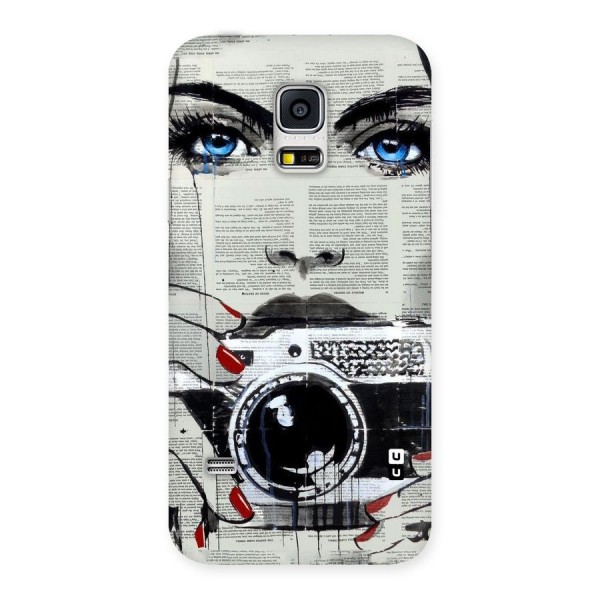 Paper Face Beauty Back Case for Galaxy S5 Mini