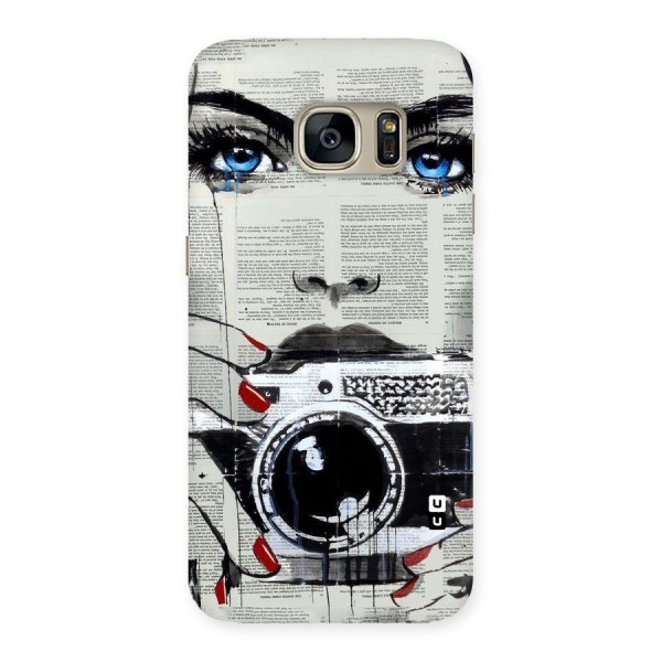 Paper Face Beauty Back Case for Galaxy S7