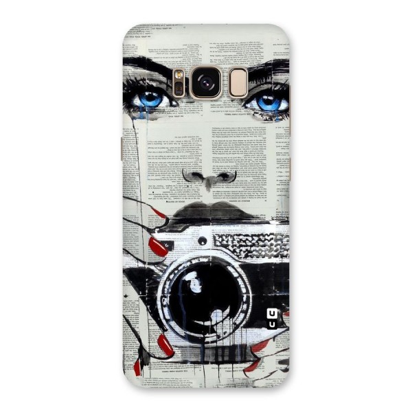 Paper Face Beauty Back Case for Galaxy S8