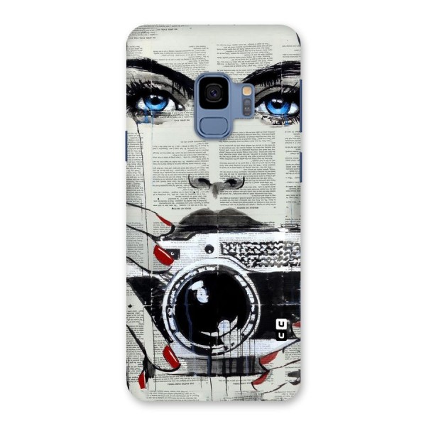 Paper Face Beauty Back Case for Galaxy S9