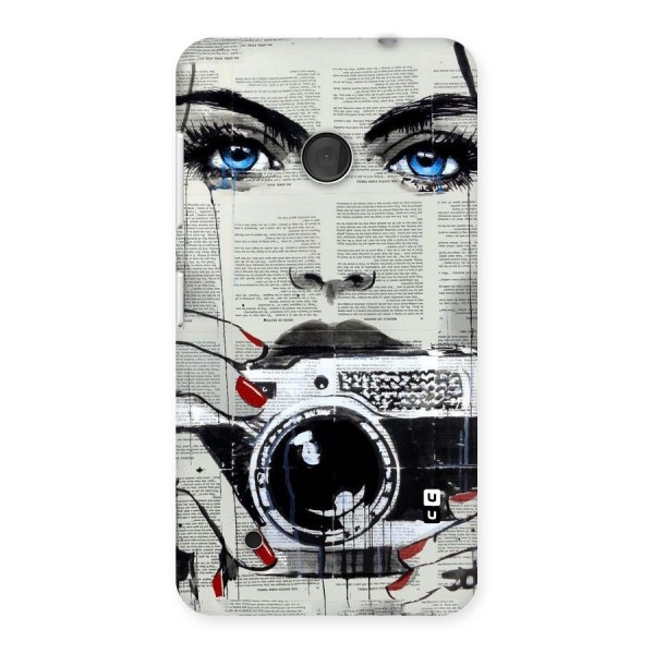 Paper Face Beauty Back Case for Lumia 530