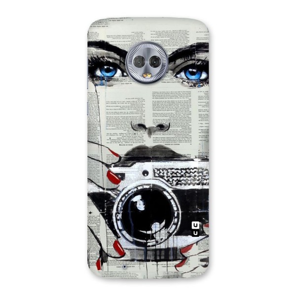 Paper Face Beauty Back Case for Moto G6