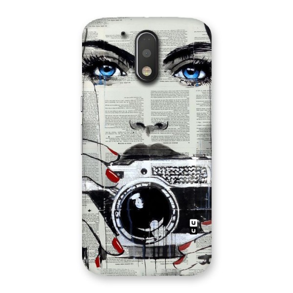 Paper Face Beauty Back Case for Motorola Moto G4